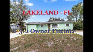 Lakeland FL Owner Finance 3br, 2ba Home