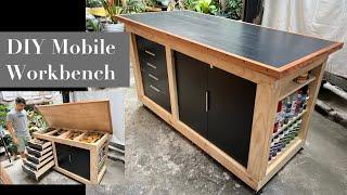 DIY Mobile Workbench // How to build a workbench