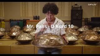 D Kurd 10 Stainless Steel Handpan Mr. Pans (Bronze)