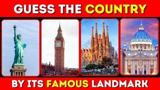 Guess the country by its monument |  Famous places and Landmarks Quiz | Geography quiz