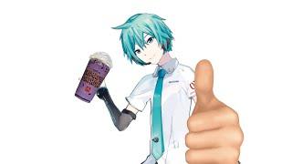 (TALKLOID) Mikuo tries the grimace shake