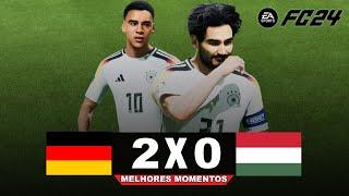 ALEMANHA VENCE A HUNGRIA E ASSEGURA VAGA ANTECIPADA NAS OITAVAS - FC 24 GAMEPLAY EUROCOPA