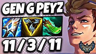 Ezreal vs Miss Fortune ADC [ Gen G Peyz ] Patch 14.17 Korea Challenger 