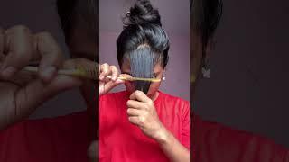 CHINESE girl haircut hack #shorts #youtubeshorts #haircut #koreanhairstyles #missgarg #hairstyle