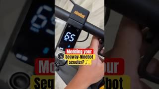 Modding your Segway-Ninebot electric scooter??️ #segway #safety #mods #scooter