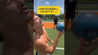 UnDodgeball Gauntlet first one to finish 5 levels wins! #sports #game #dodgeball #funny #football