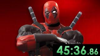 Deadpool speedruns are super broken