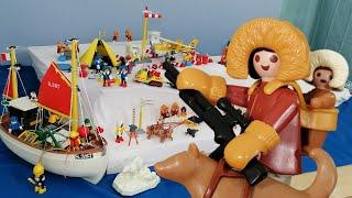 PLAYMOBIL Arktis mit Eskimos 1985 und Polarexpedition 1986