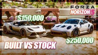 Forza Horizon 5 - Built vs Stock! (NEW 992 GT3 RS)