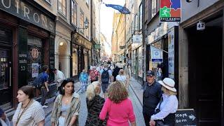 Stockholm, Sweden - | Stockholm Monday Walk | Are people leaving Town for Vacation?