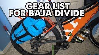 BikePacking Gear List For The Baja Divide *New Trek 1120