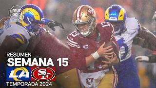 Los Angeles Rams vs. San Francisco 49ers | Resumen NFL en español - Semana 15 | NFL Highlights 2024