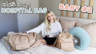 WHAT'S IN MY HOSPITAL BAG FOR BABY #2 / LABOR & DELIVERY! / Caitlyn Neier