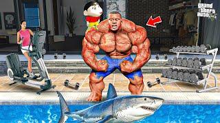 Franklin Become Strongest Man Because of Shinchan in Tamil | Happy Gamer