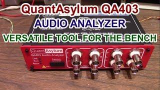 QuantAsylum QA403 Audio Analyzer first look