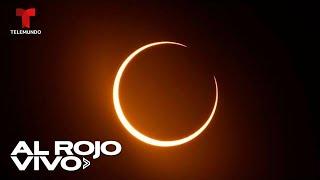 Siga la trayectoria del eclipse total de Sol | Al Rojo Vivo | Telemundo