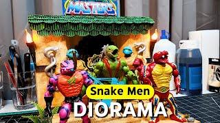 Snake Men Diorama 1:12 | Masters of the Universe Origins | LED Beleuchtung m. Flacker-Effekt | #motu