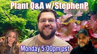 Planted Tank Tips with StephenP2003 Awkwardics - LIVE