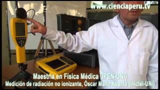 Universidad Nacional de Ingeniería. Medición de radiación no ionizante, Óscar Marín, Inictel