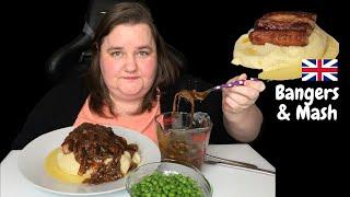 Bangers & Mash MUKBANG | Traditional British Food | UK No.1 Comfort Food | EAT WITH ME