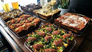 Korea's best street food BEST8, Tteokbokki, Noodles, Whole Chicken, Pork Belly, Pizza