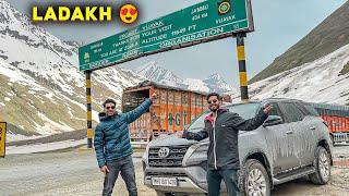 Fortuner Pe Ladakh Enter Kar Liya Zoji La Pass Se Aur Snowfall Shuru Ho Gayi 