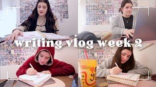 did we hit our word count goal this time? | writing vlog week 2