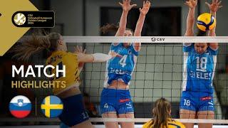 Slovenia vs. Sweden - Match Highlights I European Golden League Women 2024