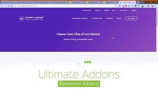 Ultimate Addons Review - Elementor Addon Speed Comparison