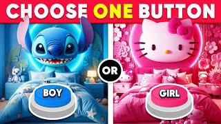 Choose One Button! BOY or GIRL Edition  Daily Quiz