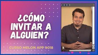 Cómo Invitar a un alguién a tus directos en Melon app| Cursos Melon  streaming App 018