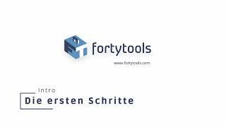 Intro Tutorial Testphase - Willkommen bei fortytools