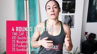 20 MIN FULL BODY WORKOUT // 1 Dumbbell/Any Weight | Vigorous75