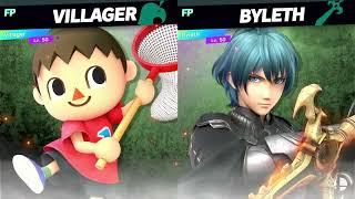 Super Smash Bros Ultimate Amiibo Fights 9pm Poll Villager vs Byleth