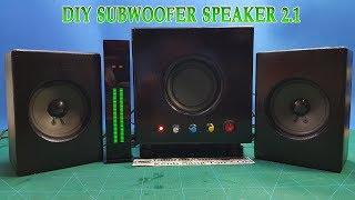 DIY 2.1 Subwoofer Speaker at home - Part 2