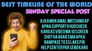 25 August 2024 Sunday special post ki watching ap apna support check karo