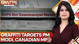 Gravitas: Hindu temple vandalised again in Canada | World News | WION