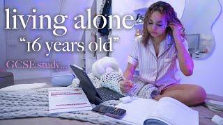 STUDY NIGHT ROUTINE | living alone at 16