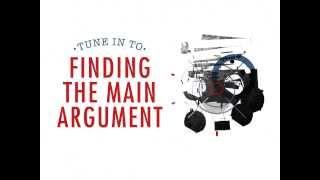 Finding the Main Argument in Academic Writing