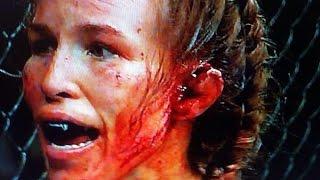 Leslie Smith's Ear EXPLODES at UFC 180