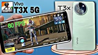 Vivo T3x 5G BGMI Test with FPS Meter Gaming Review