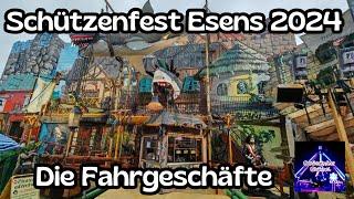 Schützenfest Esens 2024 - Alle Fahrgeschäfte im Überblick