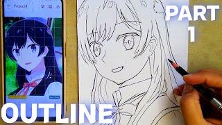 How to DRAW NANAMI TOUKO | learn to draw step by step |  #AnimeDrawing