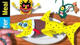 Slendybob exe Shark & Plankton for Taco!! (PLAY-DOH) | [fictional video] | Monster Meal ASMR