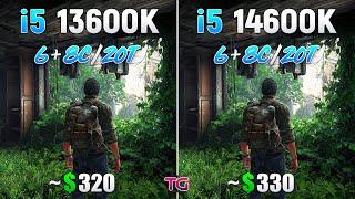 Core i5 14600K vs Core i5 13600K - Test in 10 Games