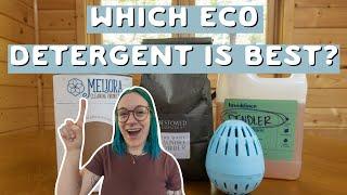 PVA free laundry detergent review! Reviewing MORE eco laundry options
