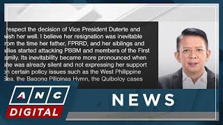 Senate President: VP Duterte's resignation as DepEd Chief inevitable | ANC