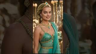 Margot Robbie as Disney's princess Jasmine 01. #shorts #margotrobbie #disneyprincess