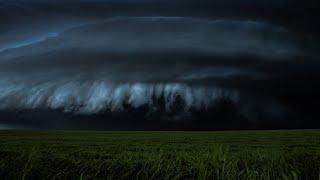 Monster "Mothership" Supercell Approaching Over Valley | Full Storm&Rain Ambience | 3 HOURS