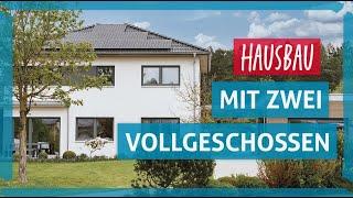 Zwei Vollgeschosse: Geräumiges Obergeschoss und keine Dachschrägen | Hanse Haus